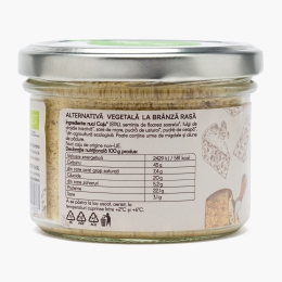 Alternativă vegetală la brânză rasă 100g
