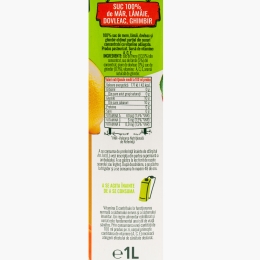 Băutură necarbogazoasă Immuno 100% măr, lămâie, dovleac, ghimbir 1l