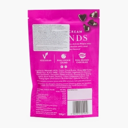 Migdale învelite în ciocolată belgiană albă & biscuiți crocanți 120g