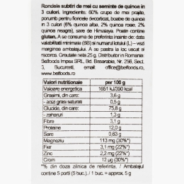 Rondele subțiri de mei cu semințe de quinoa în 3 culori 25g