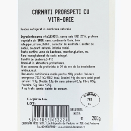 Cârnați grill cu vită-oaie 200g