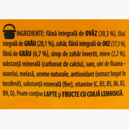Cereale pentru mic dejun cu miere 250g