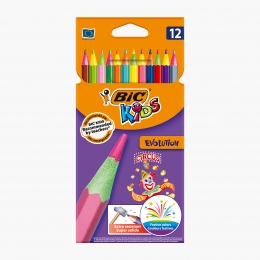 Creioane colorate Kids Evolution Circus 12 buc