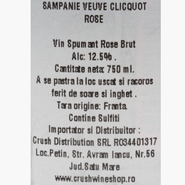 Șampanie rose brut 0.75l
