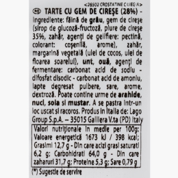 Mini tarte cu gem de cireșe Crostatine, 6x40g