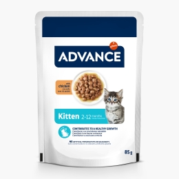 Hrană umedă pentru pui de pisică, cu pui, 85g