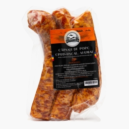 Cârnați de porc afumați, crud-uscați 300g