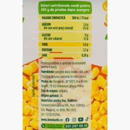Porumb boabe dulce și crocant, 670g