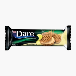 Biscuiți cu cereale integrale și cremă de lămâie, 100g