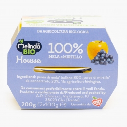 Mousse de mere și coacăze eco (2x100g) 200g