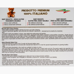 Biscuiți pentru copii, fără gluten, +6 luni, 125g