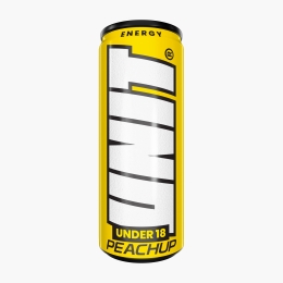 Băutură răcoritoare carbogazoasă cu aromă de piersică Under 18 Peachup 250 ml