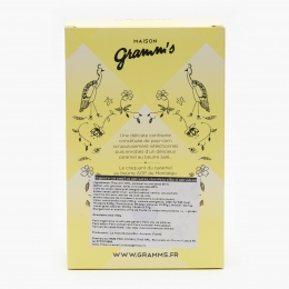 Popcorn caramel cu unt sărat, ciocolată albă și mirodenii 100g