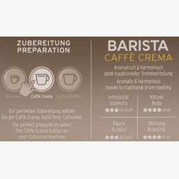 Cafissimo Crema Barista, 10 băuturi, 78g, cafea capsule 