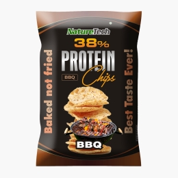 Chipsuri proteice 38% cu aromă de BBQ, 50g