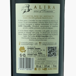 Vin roșu sec Fetească Neagră și Cabernet Sauvignon, 14%, 750ml