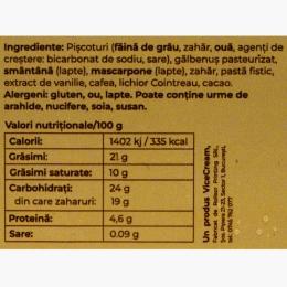 Tiramisu cu fistic 120g