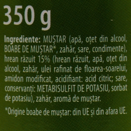 Muștar cu hrean 350g