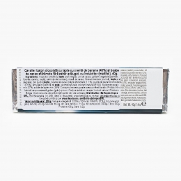 Baton de ciocolată lapte și cremă de banane fără zahăr 40g