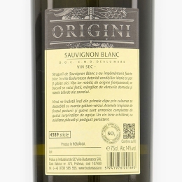 Vin alb sec Sauvignon Blanc, 14%, 0.75l