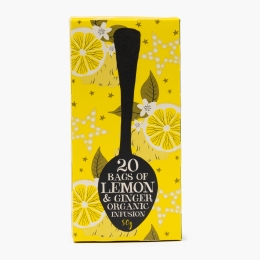 Ceai eco Lămâie & Ghimbir Superstar, 20 plicuri, 50g