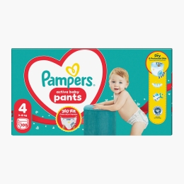 Scutece chiloțel Pants Mega Box mărimea 4, 9-15kg, 108 buc