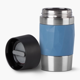 Cană termos călătorie Travel Mug Compact, 0.3l, albastru
