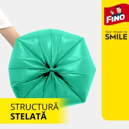 Saci menajeri parfumați și colorați cu mânere, 35l, 100 buc