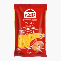 Paste făinoase cu ouă, artizanale, tăiței lați 200g