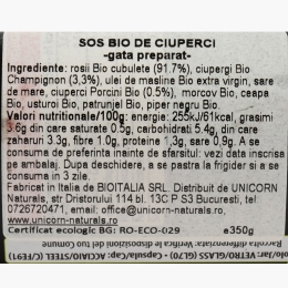 Sos de ciuperci eco 350g