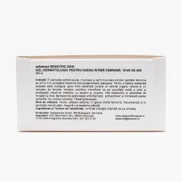 Gel dermatologic pentru igiena intimă feminină pH 3,8, 200ml