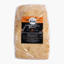 Slănină de porc afumată 300g