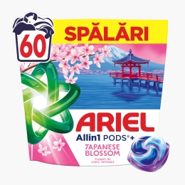 Detergent de rufe capsule All-in-One Pods Japanese Blossom, 60 spălări
