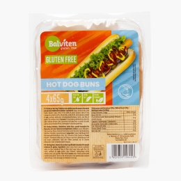Chifle pentru hot dog, fără gluten, 4x65g