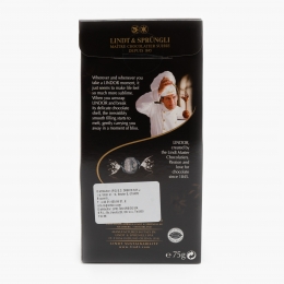 Praline de ciocolată amăruie cu umplutură cremoasă 75g
