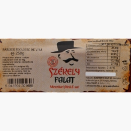 Parizer secuiesc de vită, feliat 250g