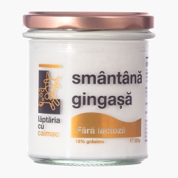 Smântână gingașă fără lactoză, 18% grăsime, 300g