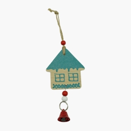Ornament de brad Căsuță, din lemn, 18cm