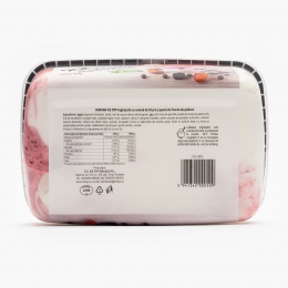 Înghețată cu aromă de frișcă și pastă de fructe pădure 480g