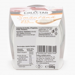 Smântână de bivoliță 25% grăsime, 300g