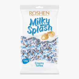 Caramele cu umplutură de lapte Milky Splash 1kg