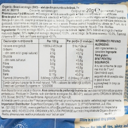 Snack eco steluțe din porumb cu brânză, 7+ luni, 20g