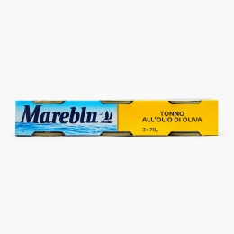 Ton în ulei de măsline, 3x70g