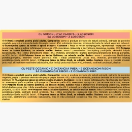 Hrană umedă pentru pisici Gold Delicii Suculente, 4x85g, mix de arome (somon și pește oceanic)