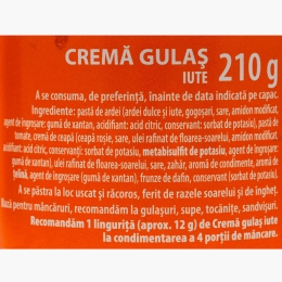 Cremă gulaș iute 210g