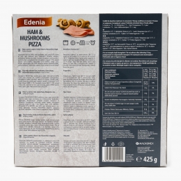 Pizza cu șuncă și ciuperci 425g