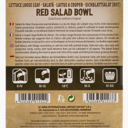 Semințe de salată red bowl 2.5g