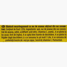 Suc de ananas Fruity 1l