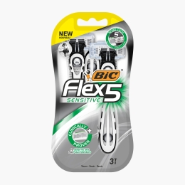 Aparat de ras Flex 5 Sensitive, 5 lame, 3 buc