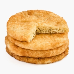 Plăcintă la tigaie cu brânză și verdeață 180g
